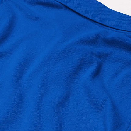 The Children's Place Boys' Uniform Long Sleeve Pique Polo, Renew Blue, XXL (16)