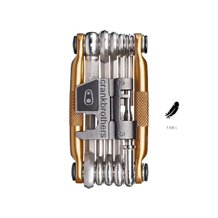 Crankbrothers 10755 Multi Bicycle Tool 17-Function, Gold