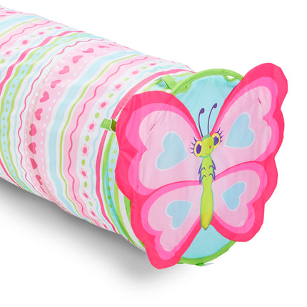 Melissa & Doug Sunny Patch Mariposa Tierna Túnel Gateador para Interiores y Exteriores, Juguete de Actividad de Desarrollo para Bebés