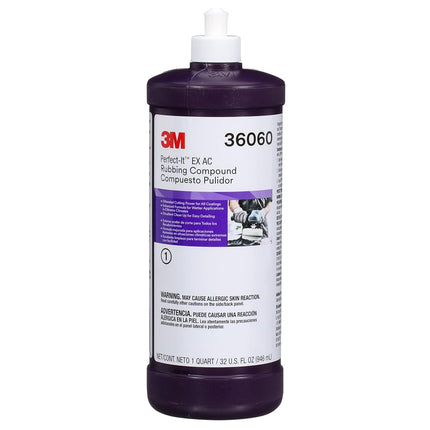 Perfect-It 3M 36060 EX Rubbing Compound - 1 Quart