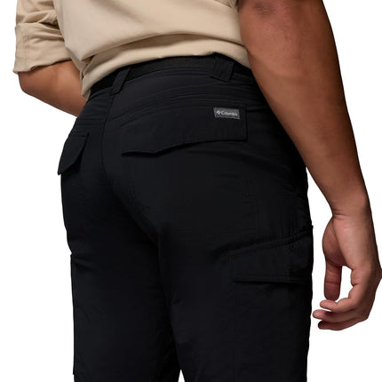 Columbia Men's Silver Ridge Convertible Pant, Breathable, UPF 50 Sun Protection, Black, 30x32