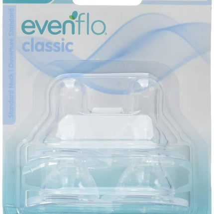 Evenflo Classic Bottle Nipples, 12 Count, Fast Flo