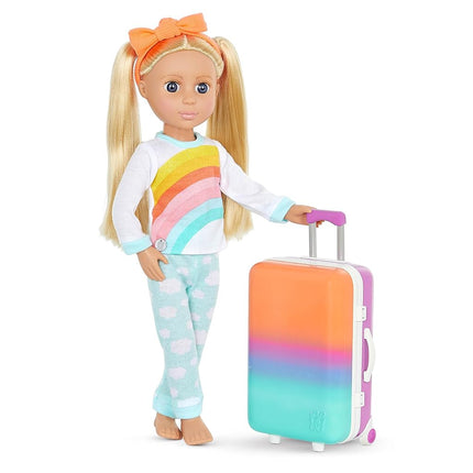 Glitter Girls 14 Inch Doll Clothes, Suitcase Fashion Set, 3 Outfits, Medium