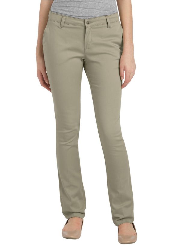 Dickies Juniors Plus Size Stretch Straight Leg Pan