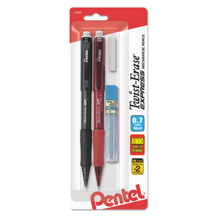 Pentel QE417LEBP2 Twist-Erase EXPRESS Mechanical P