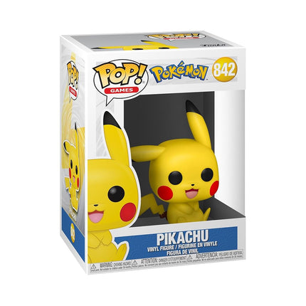 Funko Pop! Games: Pokemon - Pikachu - (Sitting) - 
