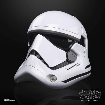 Star Wars The Black Series Casque Électronique Premium Stormtrooper du Premier Ordre, Article de Collection de Jeu de Rôle Le Dernier Jedi