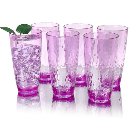 Yanglonghui 26-Ounce Plastic Tumblers (Set of 6), 