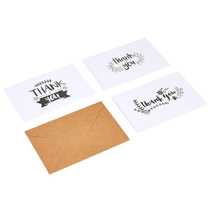Amazon Basics Thank You Cards and Envelopes, 48 Co