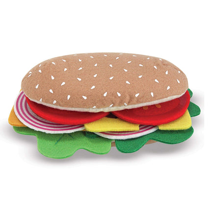 Melissa & Doug Felt Food Sandwich Set | Pretend Play | Play Food | 3+ | Gift for Boy or Girl