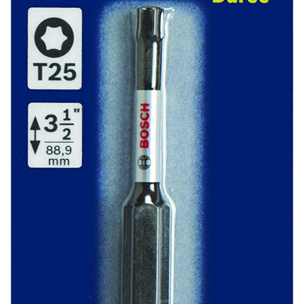 BOSCH ITT253501 Punta de atornillar de impacto Torx #25 de 3-1/2 pulg. de 1 pieza