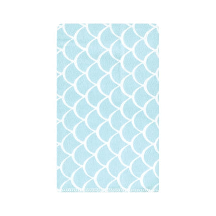 Hudson Baby Unisex Baby Cotton Flannel Burp Cloths, Mermaid, One Size
