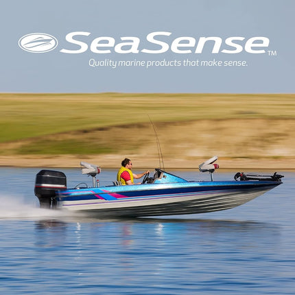 SeaSense Hand Bilge Pump - Self-Priming, Manual Bilge Pump for Water Removal on Small Boats, Kayaks, Canoes, Bilges or Any Place Water Collects - 36" x 36" Hose