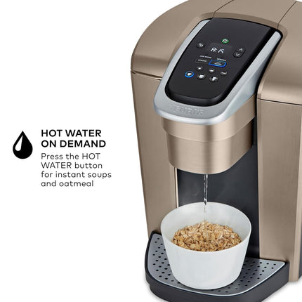 Keurig K-Elite Single Serve K-Cup Pod Coffee Maker, Brushed Gold