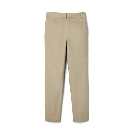 French Toast Boys' Adjustable Waist Relaxed Fit Pant (Standard & Plus), Khaki Beige, 4 Years