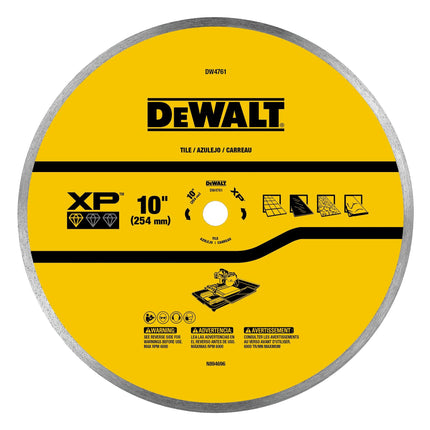 DEWALT DW4761 10-Inch Wet Cutting Continuous Rim S