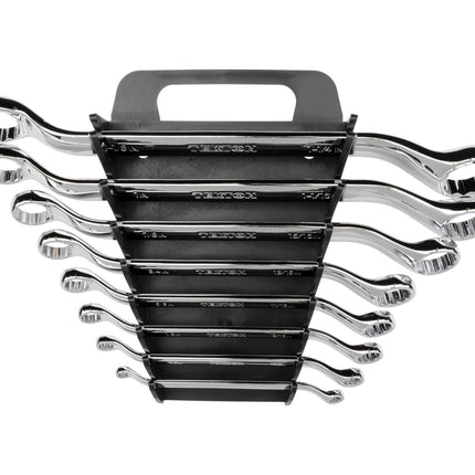 TEKTON 45-Degree Offset Box End Wrench Set with Ho