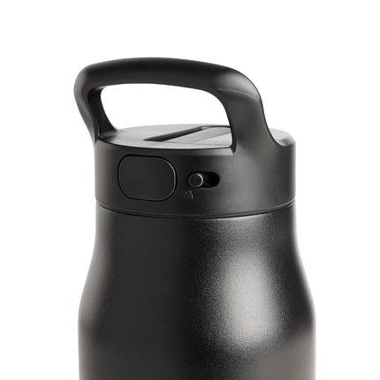 Simple Modern Water Bottle with Push Button Straw Lid | Ceramic-Lined Insulated Stainless Steel | Leak Proof Travel Bottle for Gym & Sports | 34oz | Winter White