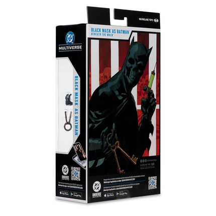 McFarlane DC Multiverse Black Mask as Batman (Beneath the Mask) 7in Action Figure Toys