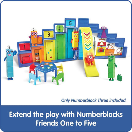 hand2mind Numberblocks Step Squad Mission Headquarters Figure Set for Game, Action Figure Game, Digital Toys, Math for Kids, Birthday Gifts for Kids