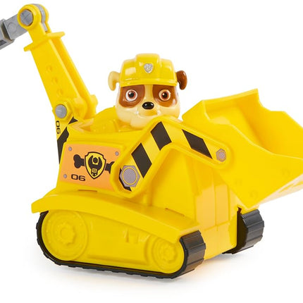 PAW Patrol, Rubble’s Bulldozer, Toy Vehicle with Collectible Action Figure, Sustainably Minded Kids’ Toys for Boys & Girls Aged 3 and Up