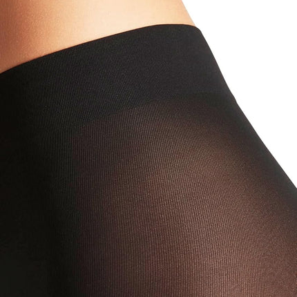 FALKE Women's Pure Matt 50 DEN W Ti Semi-Opaque Plain Tights 1 Pair, Black 3009, L