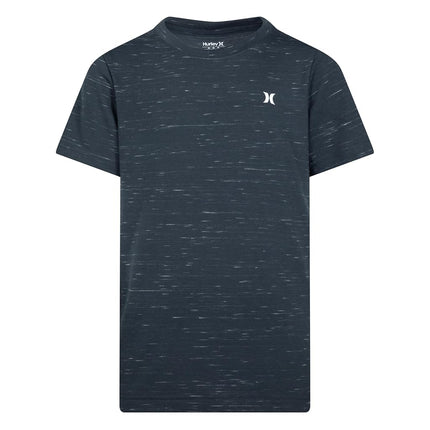 Hurley Boys' Soft Basic Cloud Slub T-Shirt, Carbon, 3T
