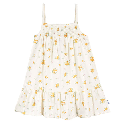 Gerber Girls Toddler Short-Sleeve and Sleeveless Dress Set, Bouquets, 3T