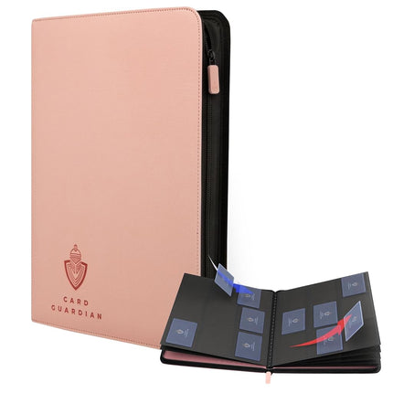 Card Guardian - Premium 9 Pocket Zipper Binder for