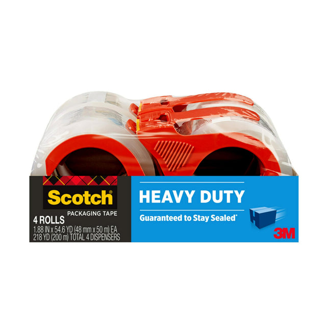 Scotch Heavy Duty Packaging Tape, 1.88" x 54.6 yd,