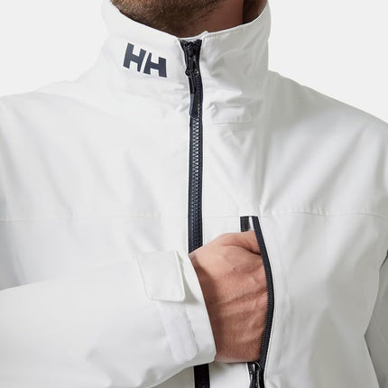Helly Hansen Men's Crew Jacket 2.0, White, 4XL