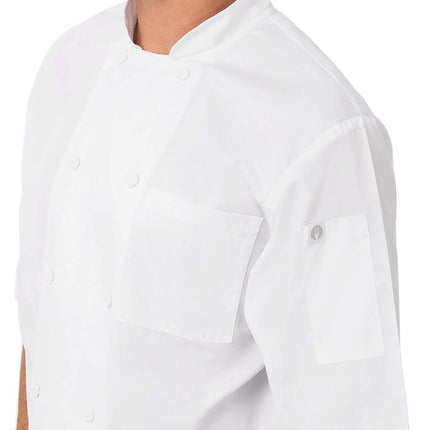Chefs Works Montreal Cool Vent Unisex Short Sleeve Chefs Jacket, White, S / Small, Chest Size: 36-38 inch / 92-97 cm, Mens and Womens Chefs Jacket, A914-S