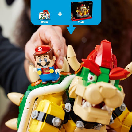 LEGO Super Mario The Mighty Bowser 71411 Building Toy Set; Collectible Gift for Adult Fans (2,807 Pieces), Peach