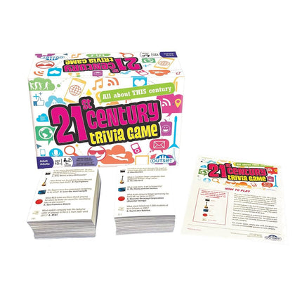 Outset Media Juego de cartas de preguntas y respuestas del siglo XXI, varios