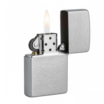 Zippo Adult-Unisex 200 Classic Brushed Chrome Ligh