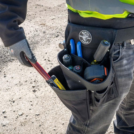 Klein Tools 5709L Electrician's Padded Tool Belt/Pouch Combo, 11-Pocket, 4-Piece, L