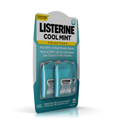 Listerine Pocket Paks Cool Mint 72's