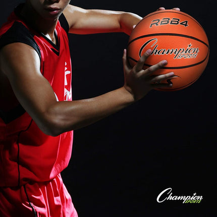 Champion Sports Pro Rubber Basketball, 28.5" Diameter