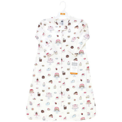 Gigoteuse en Jersey de Coton à Manches Longues Hudson Baby Unisexe pour Bébé, Couverture, Douce Boulangerie, 6-12 Mois