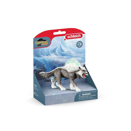 Schleich Eldrador - Snow Wolf Toy Figurine - Kids Ages 7+ | 42452