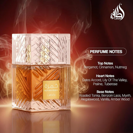 Khamrah by Lattafa for Men - 3.4 oz EDP Spray