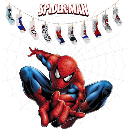 Spiderman Boys Socks, 10-Pack of Decorative Spiderman Toddler Socks, Amazing Marvel Legends Socks for Boys