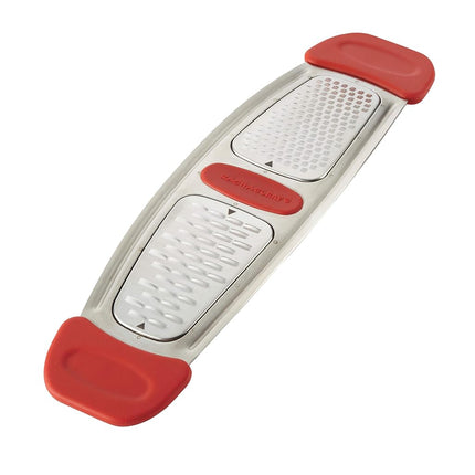 Rallador múltiple de acero inoxidable Rachael Ray, rojo pequeño