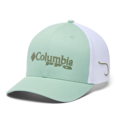 Columbia Sportswear PFG Mesh Ballcap, Misty Jade/W