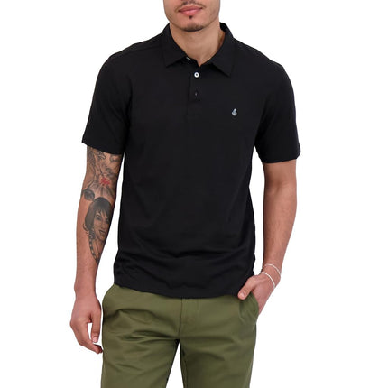 Polo Banger para hombre de Volcom, negro tintado, XL