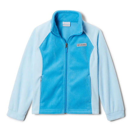 Columbia Polar de bebé Benton para niñas, Azul primavera/Azul frío, L