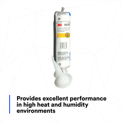 Sellador de juntas de uretano gris Ultrapro 3M 08361 - Paquete de lámina de 310 ml