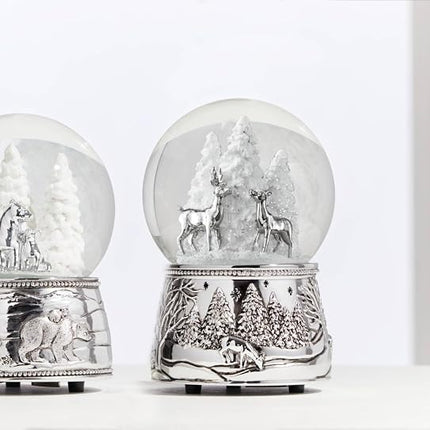 Lenox Reed and Barton North Pole Bound Polar Bear Musical Snow Globe, 2.25 LB, Multi