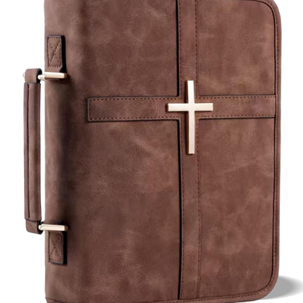 Vegan Leather Bible Cover for Men & Women, Bible C