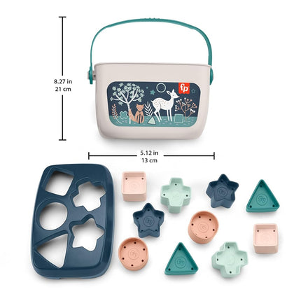 Fisher-Price Baby’s First BlocksToy Set, Navy Fawn